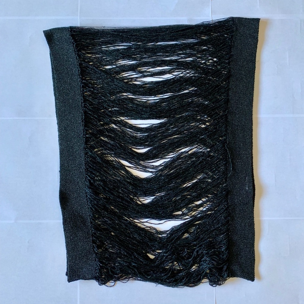 Black String Top From Small Boutique